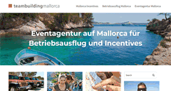 Desktop Screenshot of mallorcaincentives.com